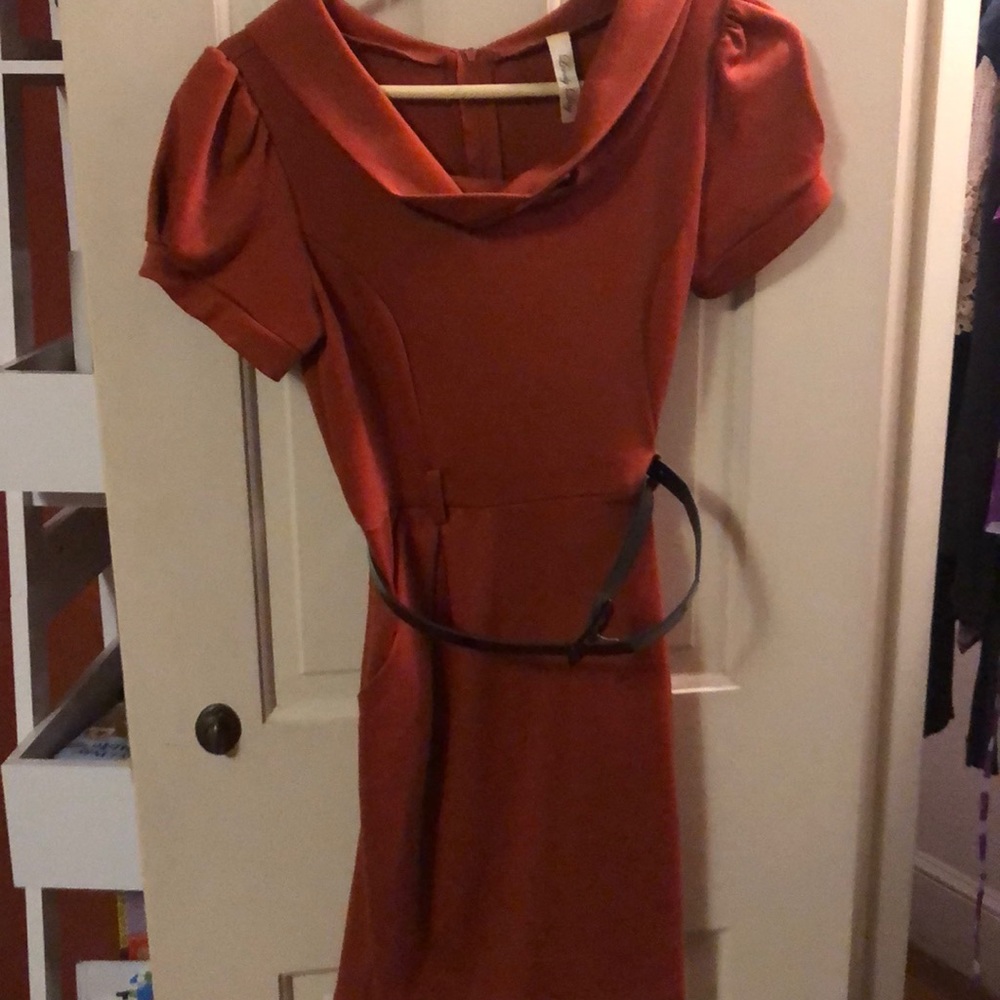 Orange dress